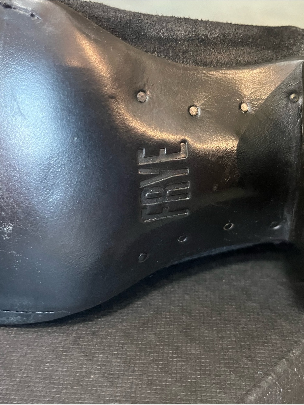 Frye Black Suede Studded Western Boot NWT - Picture 8 of 9